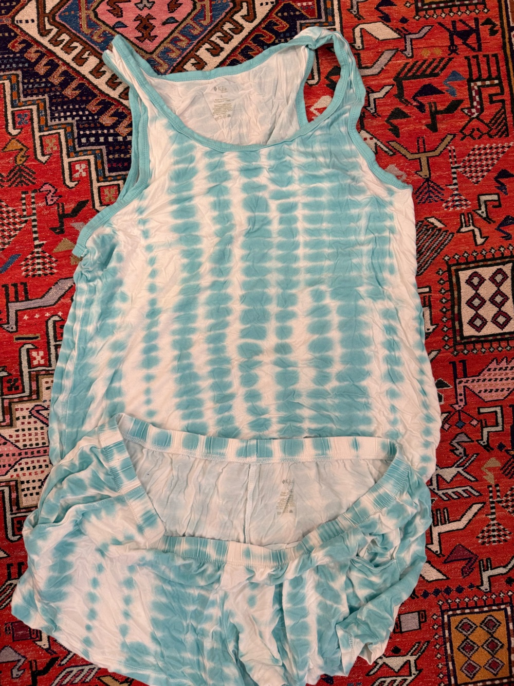 Kyte Robin Riptide tie dye PJ Set L